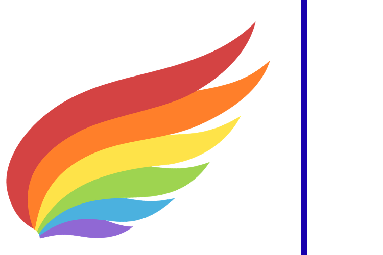 Rainbow Wing ロゴ